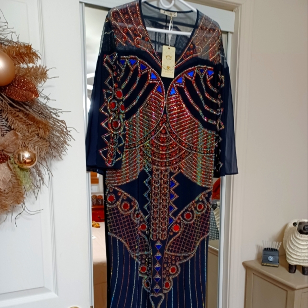 NWT Lamira gowns made in Turkey beautiful hand beaded gorgeous colors